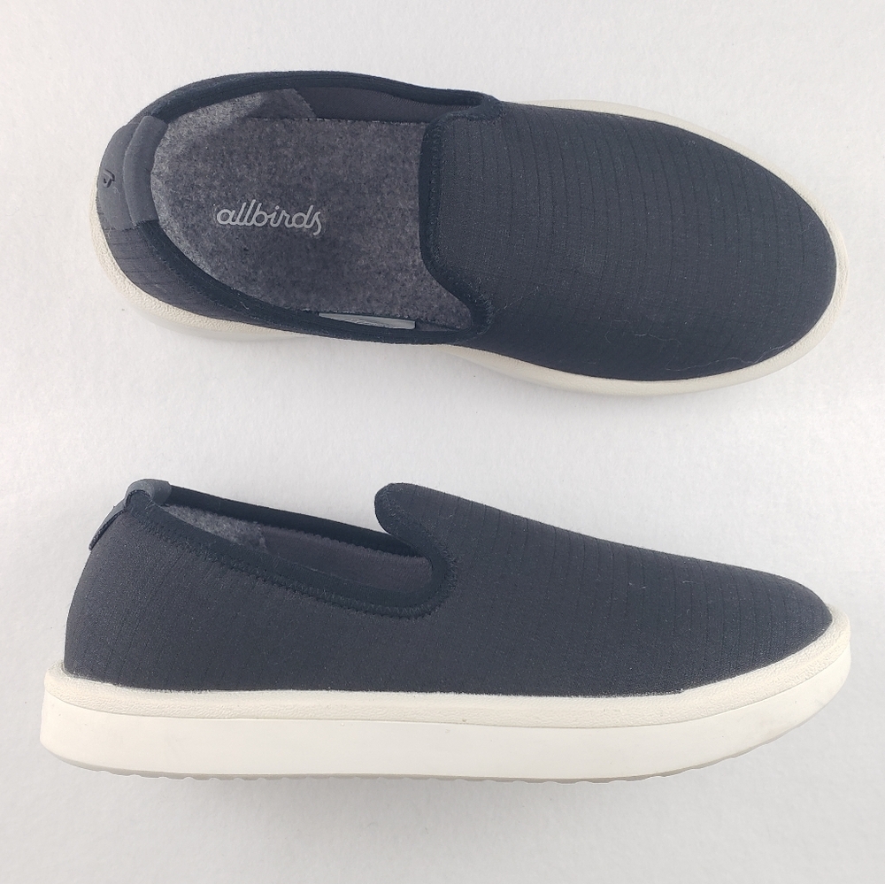 Allbirds Wool Loungers Slip On Loafers Women's Size 6 Classic Black